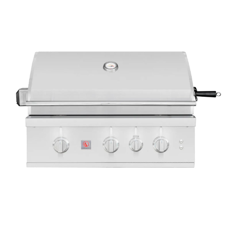 Summerset TRL Pro 32-in 3 Burner Built-In Grill w/ Rear Infrared Burner & Rotisserie Kit - TRLPRO32(L)