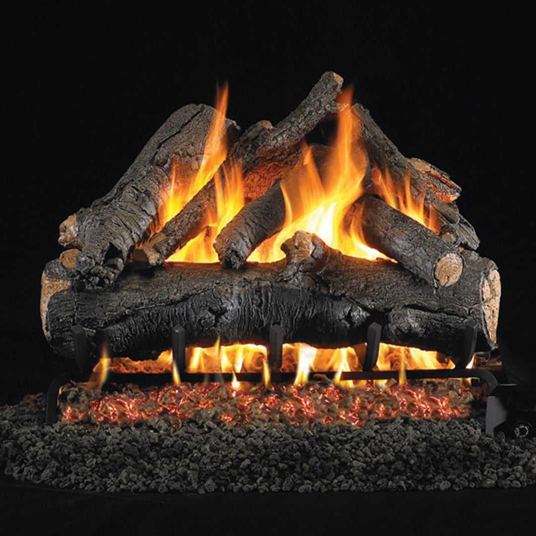 Peterson Real Fyre American Oak Vented Gas Log Set - Natural Gas