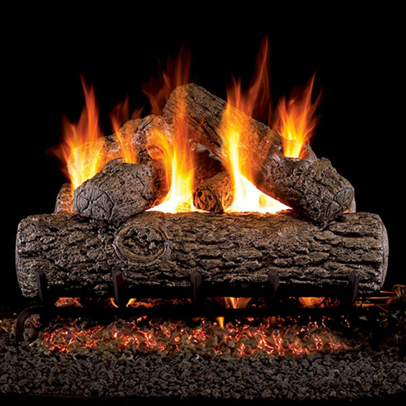 Peterson Real Fyre Golden Oak ANSI Vented Gas Log Set - Natural Gas