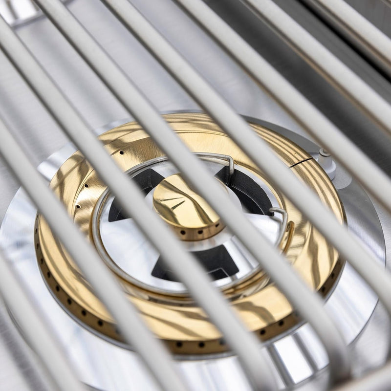 Blaze Premium LTE+ Gas Stainless Steel Double Side Burner w/ Lid - BLZ-SB2-LTE3-LP(NG)