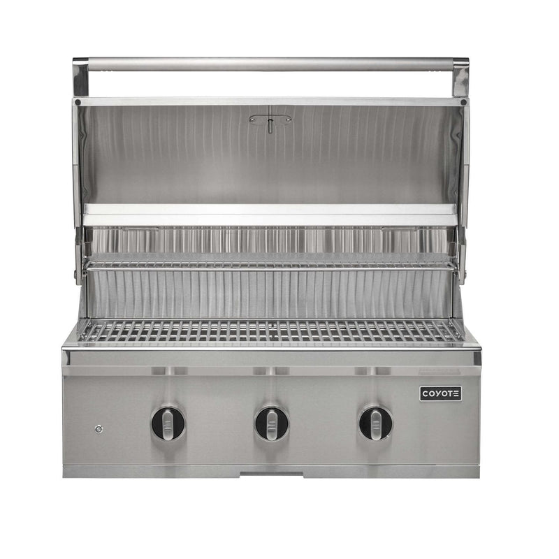 Coyote C-Series 34-in 3-Burner Built-In Gas Grill - C3C34