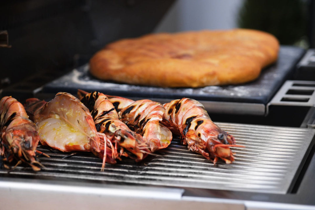 Flammkraft Model D Propane Gas Grill - Light Grey - 1029485