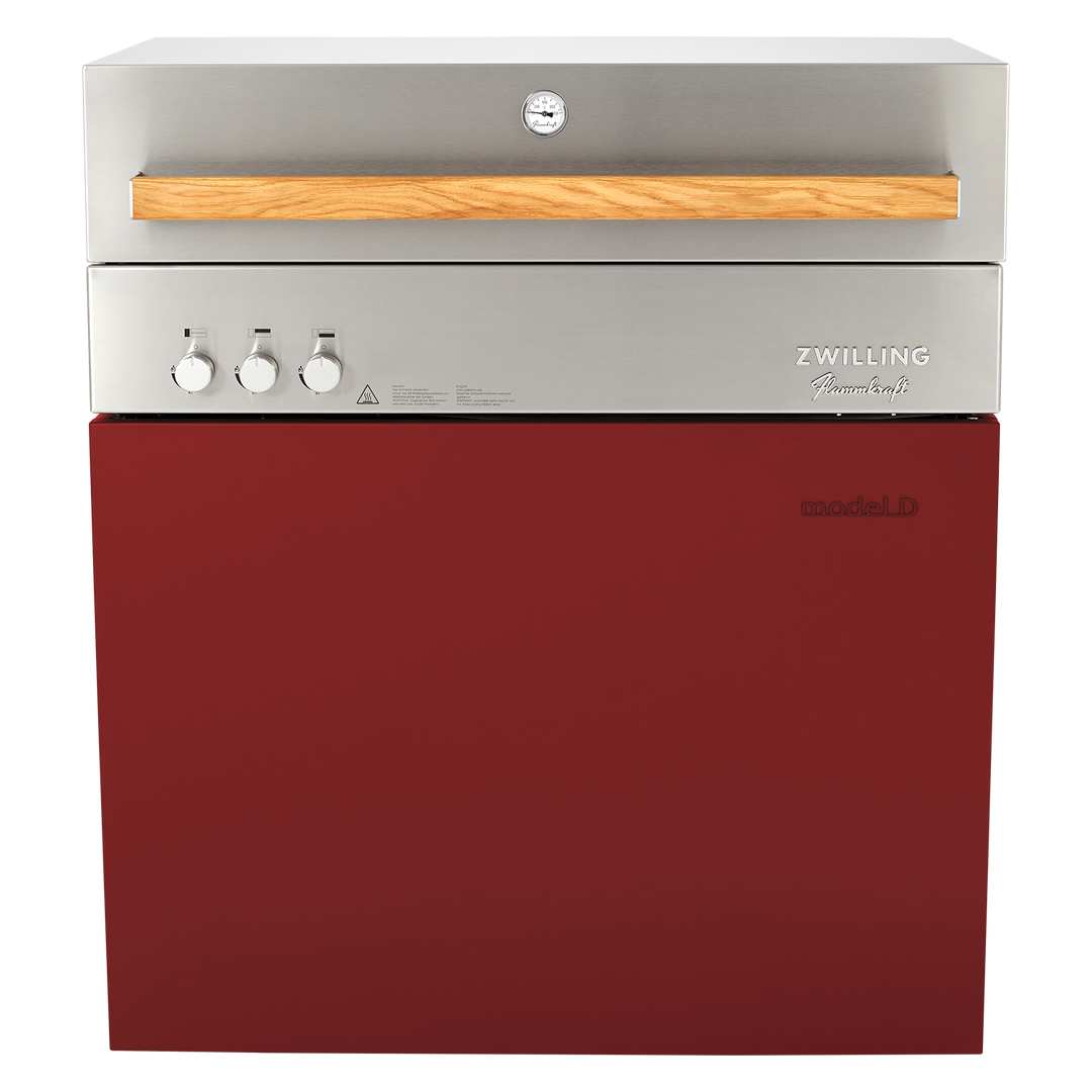 Flammkraft Model D Natural Gas Grill - Ruby - 1030976