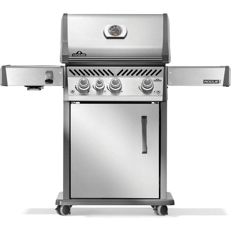Napoleon Rogue PRO 425 3-Burner Natural Gas Grill w/ Infrared Side Burner - Black - RP425SIBN(P)K(SS)-2