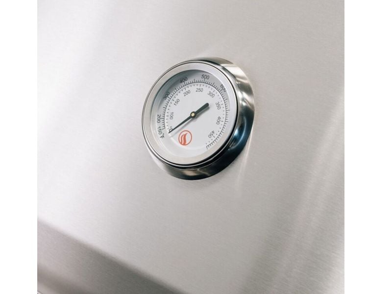 Summerset Quest 36-Inch 3 Burner Built-In Gas Grill with Rear Infrared Burner, Rotisserie Kit & Drop-In Griddle Plate - QST36