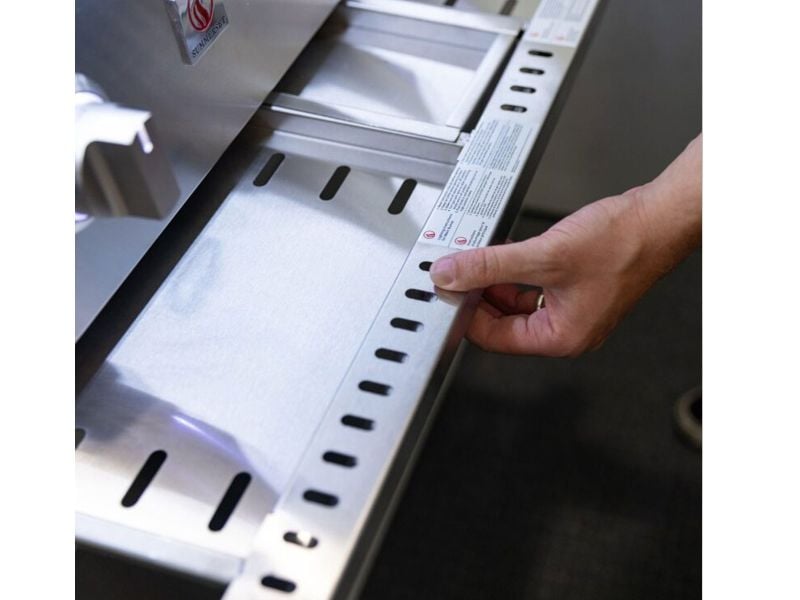 Summerset Quest 36-Inch 3 Burner Built-In Gas Grill with Rear Infrared Burner, Rotisserie Kit & Drop-In Griddle Plate - QST36