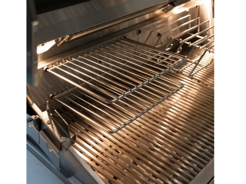 Summerset Quest 30-Inch 2 Burner Built-In Gas Grill with Rear Infrared Burner, Rotisserie Kit & Drop-In Griddle Plate - QST30