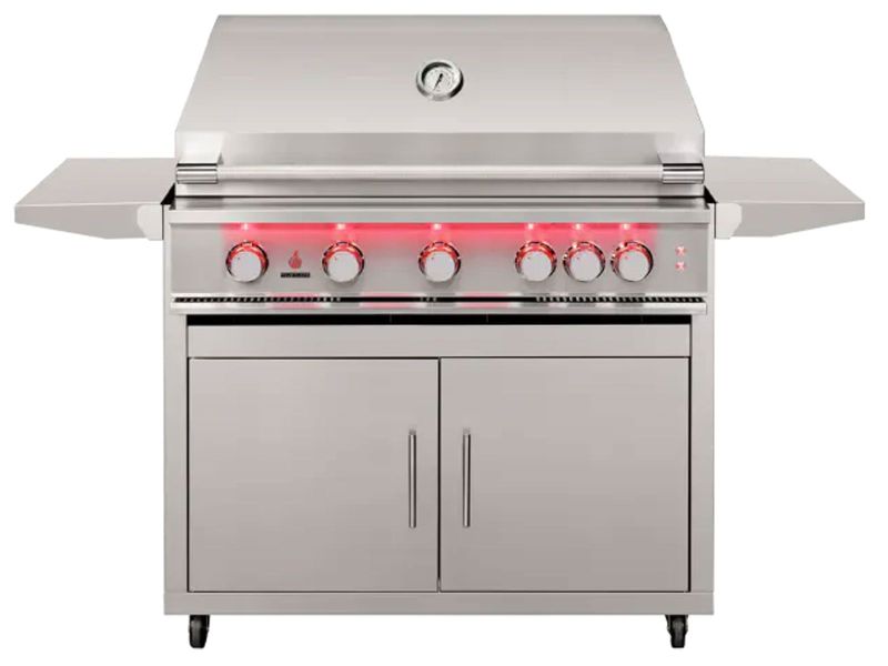 TrueFlame 40-Inch 5-Burner Freestanding Gas Grill