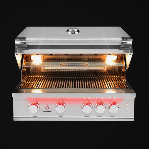 TrueFlame 32-Inch 4-Burner Built-In Gas Grill - TF32