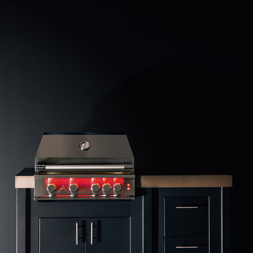 TrueFlame 32-Inch 4-Burner Built-In Gas Grill - TF32